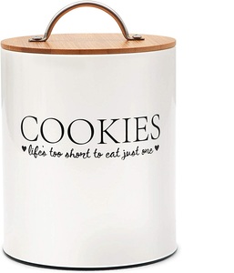 <b>Set</b> of 3 Kitchen Storage <b>Canister</b> printed Vintage Home Metal Storage <b>Canister</b> - Product Image 4