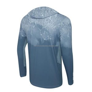 Sweat à capuche de pêche UPF 50+ pour hommes, séchage rapide, protection UV, léger, respirant, chemise de pêcheur performante à manches longues - Product Image 2