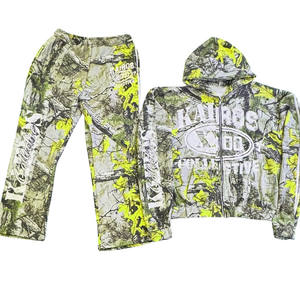 Custom Made Trending High Quality Camo Tracksuits Breathable Hot Selling Luxury Hunting Sweat Suit for Men - Product Image 5