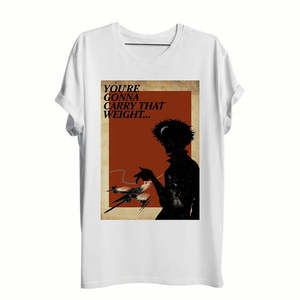 เสื้อยืดผ้าฝ้ายแท้ 100% พิมพ์ลาย 3 มิติ ลายอนิเมะคาวบอยบีบอป พร้อมโลโก้ เนื้อผ้าเจอร์ซีย์ระบายอากาศได้ดี น้ำหนัก 220 กรัม/230 กรัม - Product Image 5