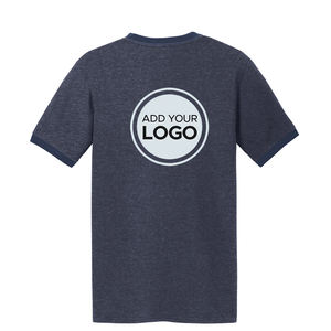 T-shirts en coton peigné à manches courtes et col rond, personnalisables avec logo, Ringer Tee - Product Image 4