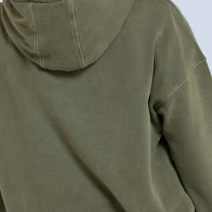 Cotton Fashion Customized Pullover Blank Women's Oversized Drop Shoulder Hoodies Anti-pilling breathable hoodies for woman - Product Image 5