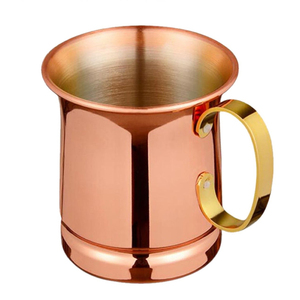 Taza de metal de cobre al por mayor, bebida fina buena para la salud, taza de mula de Moscú de la mejor calidad a bajo precio - Product Image 1