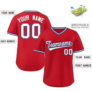 Hot Selling Men <b>Baseball</b> Jersey 100% Polyester Quickdry Breathable <b>Baseball</b> Wear Customized Logo Team Name Printing - Product Image 4