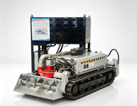 Robot de dragage amphibie à moteur diesel pour déchiquetage de boues en extérieur (rivière, lac), machine robuste pour l'extraction de boues en milieu urbain, garantie 1 an