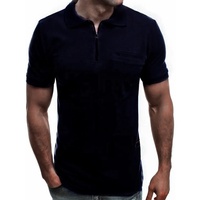 T-shirts d'été décontractés pour hommes, grande taille, respirants, imprimés ou unis, à manches courtes, style hip-hop, 100 % coton, streetwear, avec fermeture éclair frontale