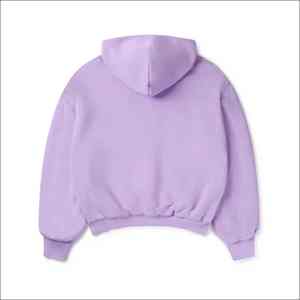 Sudaderas con Capucha Color Lavanda de la Mejor Calidad, 100% Algodón, Corte Holgado, Estilo Urbano, Hombros Caídos, las Mejores Sudaderas de Invierno para Hombre - Product Image 4