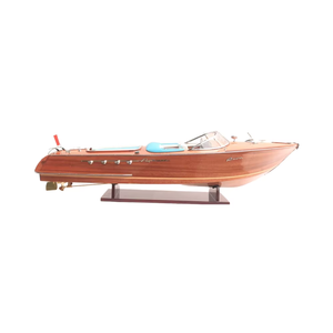 Bateau rapide artisanal modèle RIVA AQUARAMA de Gia Nhien Manufacturer, en métal de haute qualité, faible MOQ, design personnalisé, artisanat en résine Feng Shui - Product Image 1