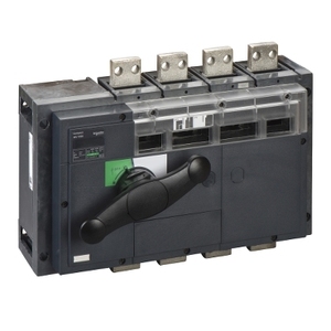 Interruttore Sezionatore SCHNEIDER ELECTRIC 31361 Compact INV1000 1000A con Indicatore Visibile, Versione Standard, Nero, Interruttore Rotativo - Product Image 1