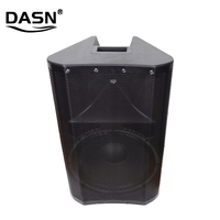 DASN SCH15D3 15 pouces 500W en plastique PA alimenté Audio professionnel maison fête Subwoofer haut-parleurs portables actifs système sonore