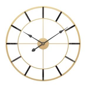 Horloge murale de marque Wal 60cm créative nordique simple horloge murale en fer horloge murale en verre trempé à grain de métal vente en gros - Product Image 5