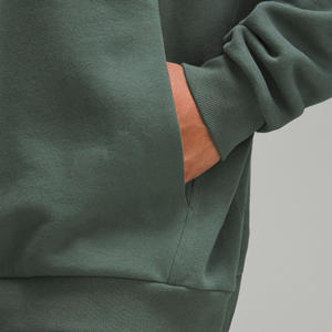 เสื้อฮู้ดดี้ผู้ชายแฟชั่นฤดูหนาว ผ้าฝ้าย 100% ซับในเรียบ สีพื้น พิมพ์ลายตามสั่ง เป็นมิตรกับสิ่งแวดล้อม แขนยาว คอกลม ทรงโอเวอร์ไซส์ - Product Image 6