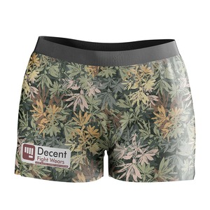 Vêtements de sport décontractés pour hommes Shorts respirants à fleurs en soie imprimée Tissage tissé taille moyenne - Product Image 1