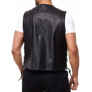 Chaqueta de cuero de alta calidad para hombre con cuello levantado estilo formal - Product Image 5