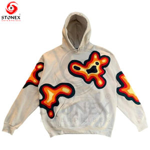 Sudadera con Capucha Negra Lisa de 500 g/m², Personalizada, Corta, de Invierno, con Impresión Digital, para Hombre, Estilo Urbano, Unisex - Product Image 5