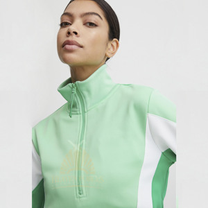 Ensemble de survêtement pour femmes, imprimé uni, sweat-shirt et jogging, logo personnalisé disponible, 100% polyester, polaire, séchage rapide, respirant - Product Image 4