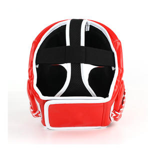 Protector de cabeza de boxeo Cuero Artes marciales mixtas Muay Thai Entrenamiento Boxeo profesional Protectores de cabeza Protector Hecho protectores de cabeza de entrenamiento - Product Image 6