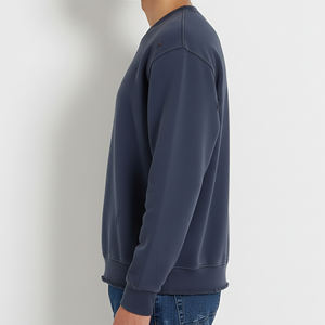 Sweat-shirt à col rond oversize en molleton 100% coton, tendance streetwear, vente chaude, OEM/ODM, logo imprimé personnalisé - Product Image 3