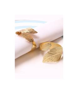 Exquisite table setting napkin <b>rings</b> crafted from durable metal for luxurious dining with timeless and elegant <b>aesthetics</b> - Product Image 2