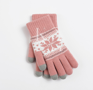 Customized Knitted <b>Gloves</b> for Cold Protection and Warmth in Autumn and Winter | Women Soft Touch Screen Winter <b>Warm</b> <b>Gloves</b> - Product Image 3