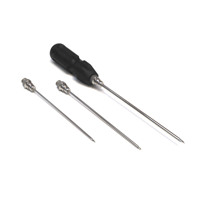 Aiguille d'aspiration rumineuse vétérinaire, ensemble de 4 pièces en acier inoxydable, manche réutilisable, qualité supérieure, tous types d'instruments vétérinaires