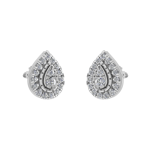 ต่างหูเพชรทรงบริลเลียนต์แบบวินเทจแพลตตินั่ม 950 สำหรับผู้หญิง เครื่องประดับแต่งงานหรูหราคุณภาพสูง เพชรเพาะเลี้ยงในห้องปฏิบัติการ รับผลิตแบบ OEM ODM ขายส่งจำนวนมาก - Product Image 3