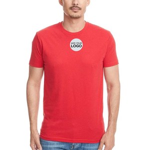 Poly Cotton Blend T-Shirt with <b>Bamboo</b> <b>Fiber</b> Ringer Comfortable and Eco-Friendly T Shirt - Product Image 3