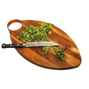 Grand bloc à découper réversible en bois pour la viande, les légumes et le fromage en cuisine - Product Image 1