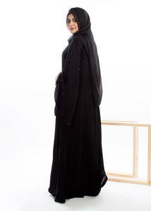 Nouvelle collection 2025 : Abaya musulmane grande taille, manches longues, haute qualité, pour usage quotidien, disponible dans toutes les couleurs, personnalisable, vente en gros - Product Image 2