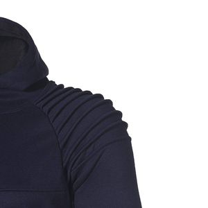 Survêtement bleu marine unisexe 2 pièces ensemble avec pantalon de survêtement à capuche pantalon cargo ensembles de jogging et survêtements confortables pour un usage quotidien - Product Image 5