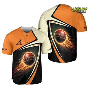 เสื้อโปโลคอโปโลแห้งเร็วระบายอากาศได้ดีเสื้อโปโลพิมพ์ลายคริกเก็ตแบบระเหิดตามสั่ง - Product Image 3
