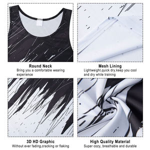 OEM Design Logo Men Tanktop for Sale Custom Made Men tank Tops Cotton Made Sleeveless Quick Dry tank Tops - Product Image 6