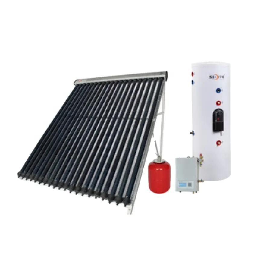 Sidite 800L Split Solar Heating System With One Copper Coils EN 12976 vacuum tube solar heater
