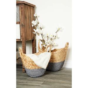 ชุดตะกร้าหวายย้อมสี 4 ใบ ตะกร้าเก็บของทำมือ ขายส่ง เป็นมิตรกับสิ่งแวดล้อม ผลิตในเวียดนาม - Product Image 6