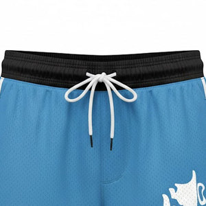 Pantalones Cortos Deportivos Casuales para Hombre, Transpirables, de Secado Rápido, Tela Satinada, Cintura Alta con Cordón Ajustable, Ajuste Cómodo para Gimnasio y Running - Product Image 3