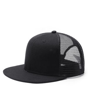 Gorra de Malla de Poliéster con Visera Plana Ajustable Personalizada, con Pedrería, Estilo Snapback, Deportiva y Moderna, para Viajes Casuales al Aire Libre - Product Image 1