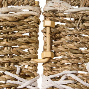 Nuevo diseño tejido a mano, collar de árbol de Navidad de algas marinas naturales, falda de árbol de Navidad de estilo bohemio, decoración festiva de Vietnam - Product Image 4