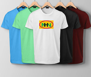 T-shirts pour hommes de haute qualité en gros, 100 % coton respirant, design vierge sur le devant, personnalisable, écologique, fabriqué au Bangladesh - Product Image 2
