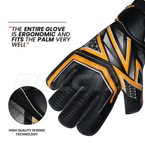Gants de gardien de but fabriqués au Pakistan, prix bas, haute qualité, confortables, en cuir. - Product Image 4