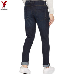 2024 haute qualité léger en gros personnalisé Logo impression hommes vêtements de plein air Denim pantalon pour hommes - Product Image 3