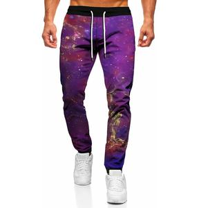 Breathable Lightweight Casual High Quality <b>Men's</b> Track Pants Outfit Heat-Transfer Printed Wholesale <b>Jogger</b> Sweatpants - Product Image 2