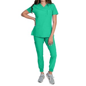 Conjunto de uniforme de exfoliación médica personalizado para mujer, ropa diseñada, médicos y enfermeras, trabajo de cuidado bucal - Product Image 5