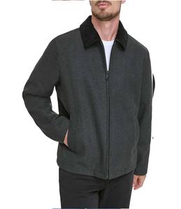 Veste de travail en toile à fermeture éclair en coton lourd OEM Broderie personnalisée Durable Respirante Coupe-vent Épaisse Grande taille Mode de rue - Product Image 5