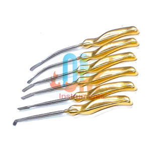 Haute qualité allemand manuel lifting du visage lifting des sourcils dissecteurs ascenseur ensemble 6 pièces de chirurgie plastique en acier inoxydable de qualité médicale - Product Image 6