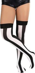 Pantimedias de red para mujer, medias de malla de encaje transparente, tela elástica para moldear el cuerpo, perfecta para trajes de moda sexy audaces - Product Image 3