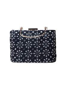 กระเป๋าคลัทช์ปักลายพร้อมกระจกและงานหัตถกรรมอินเดียกระเป๋าคลัทช์ปักลายกระเป๋าปาร์ตี้และงานแต่งงาน - Product Image 4