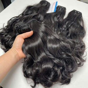 Cabello Vietnamita Virgen Natural Ondulado Extensiones de Cabello Humano en Trama 100% Virgen Cutícula Alineada Cabello Sin Procesar al por Mayor - Product Image 6