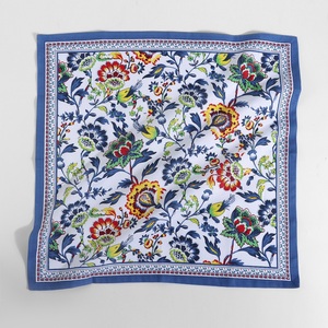 Serviettes en tissu, serviettes de table imprimées en mélange coton-lin, coins biaisés, parfaites pour les fêtes, les dîners, les mariages, 20x20 pouces - Product Image 4