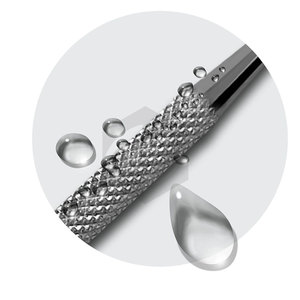 Cao Cấp Kim Loại Thìa 5-Mảnh Thiết Lập Hai Mặt Thép Không Gỉ Công Cụ Cao Kết Thúc Gương Được Xây Dựng Trong Ngón Tay Nắm Cạo Kit - Product Image 6