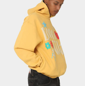 Sudadera con Capucha para Hombre, Diseño Gráfico con Estampado Puff, Felpa de Algodón, Estilo Casual Urbano, Manga Larga, Fabricante - Product Image 2